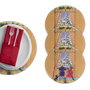 Hermia Set de 4 Salvamanteles Multicolor de 37 cm